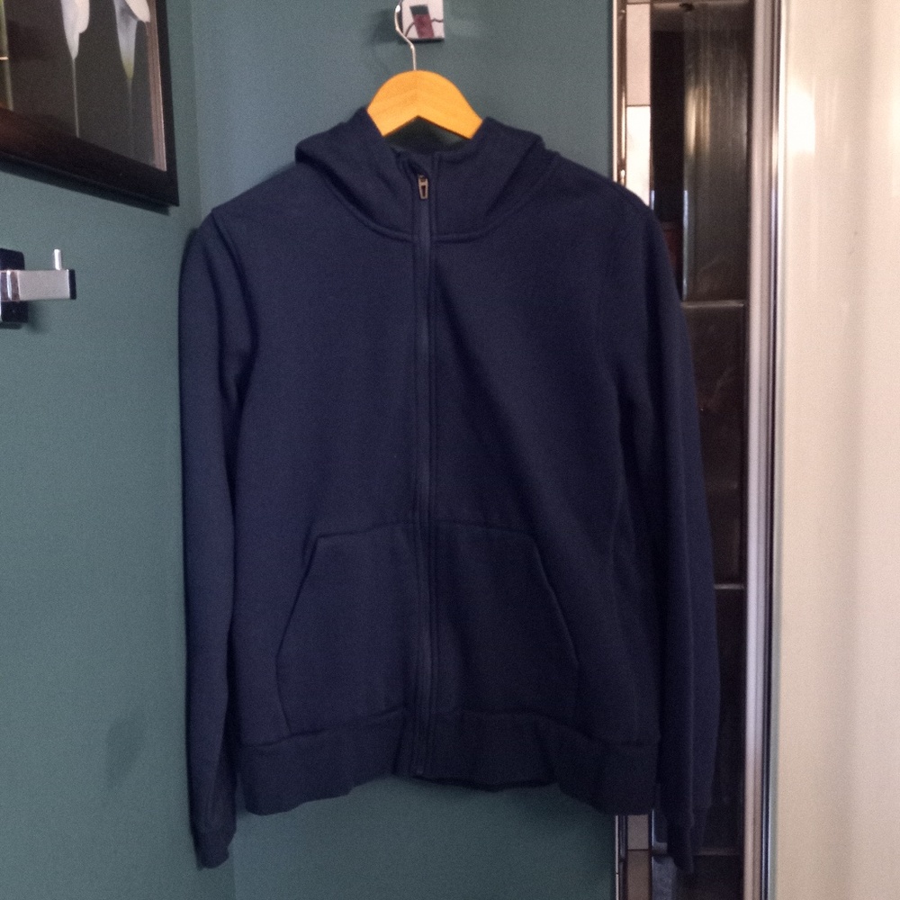 Navy Blue- MPG-Zip Up Hoodie- Women's- SZ XL